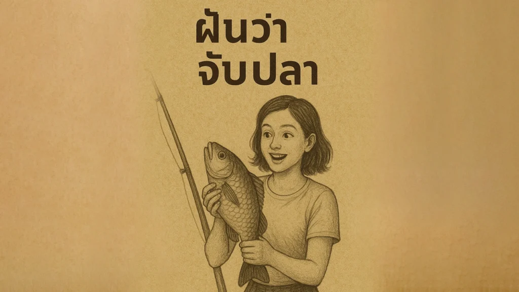 ฝันว่าจับปลา