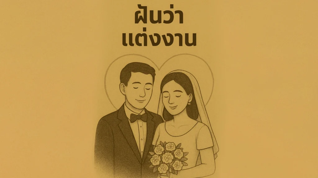 ฝันว่าแต่งงาน