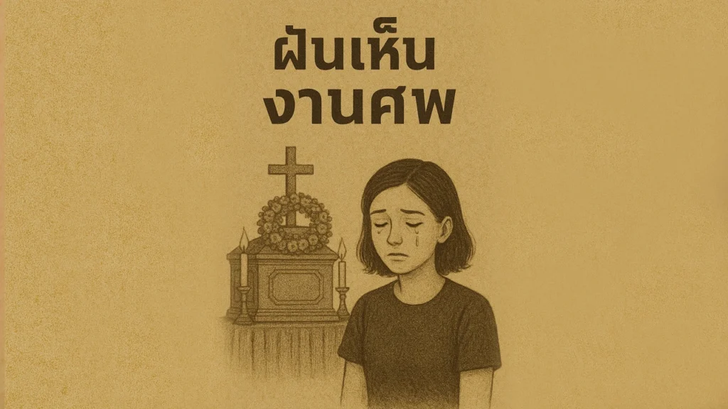 ฝันเห็นงานศพ