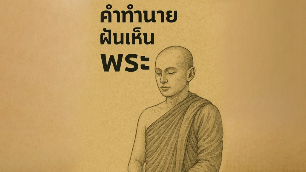 ฝันเห็นพระ