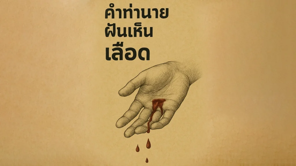 ฝันเห็นเลือด