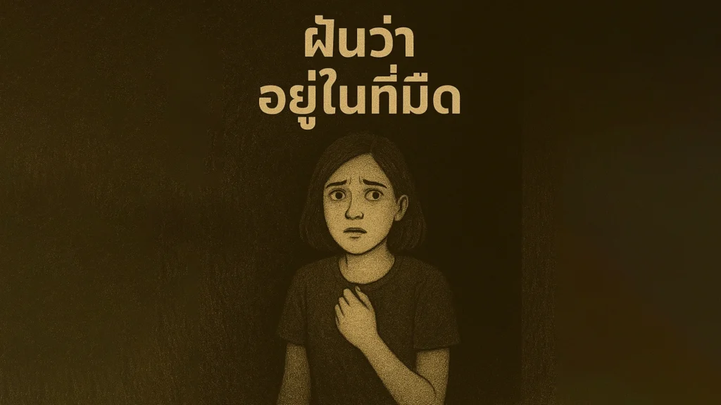 ฝันว่าอยู่ในที่มืด