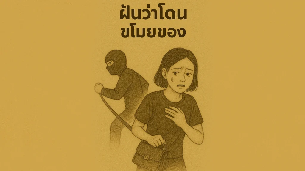 ฝันว่าโดนขโมยของ