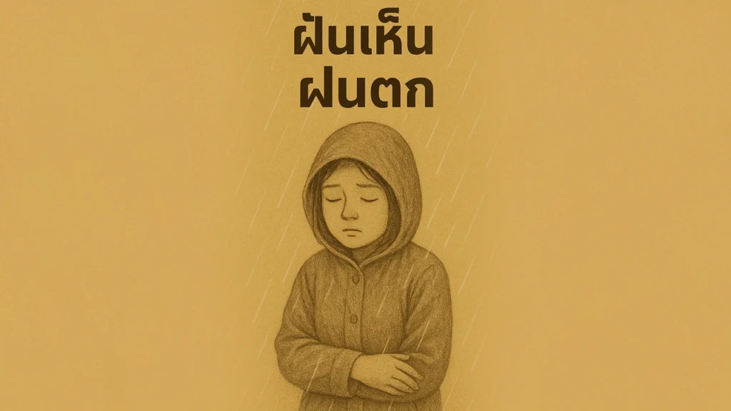 ฝันเห็นฝนตก