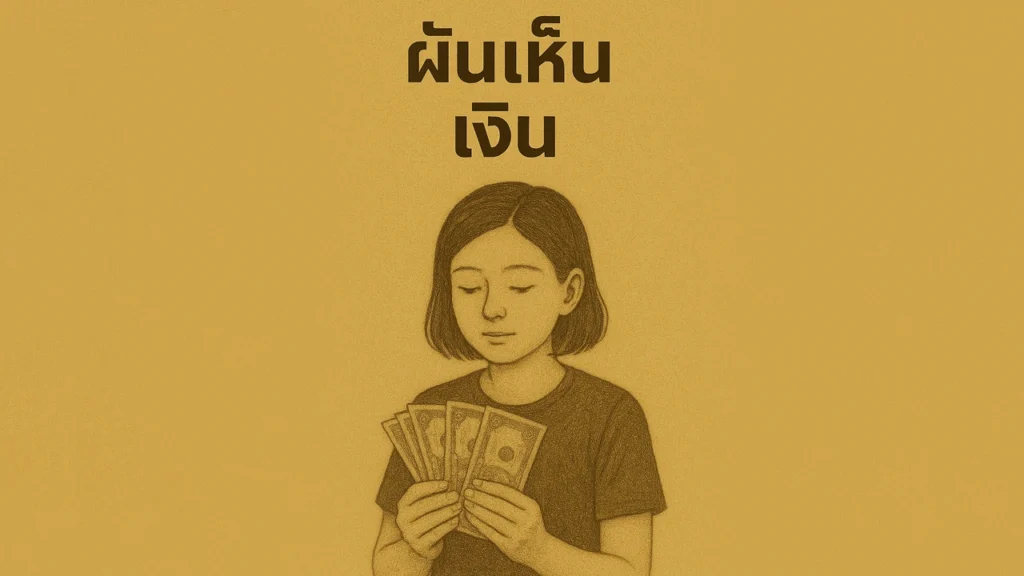 ฝันเห็นเงิน