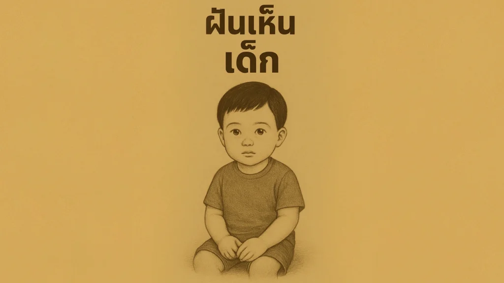 ฝันเห็นเด็ก