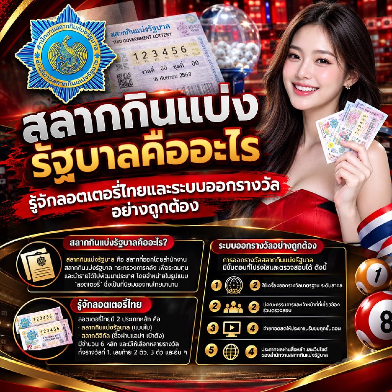 สลากกินแบ่งรัฐบาลคืออะไร รู้จักลอตเตอรี่ไทยและระบบออกรางวัลอย่างถูกต้อง