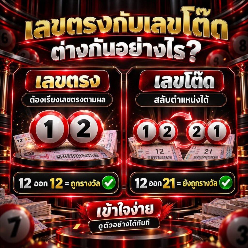 เลขตรงกับเลขเต็งเป็นคำเดียวกันหรือไม่?